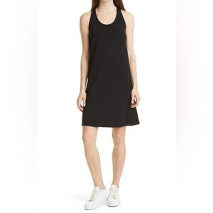 Eileen Fisher Organic Cotton Racerback Tank Dress, sz medium